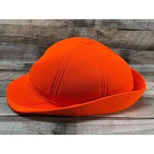 Vintage Youngan Blaze Orange Hunting Bucket Hat‎ Size Large